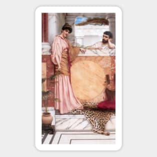 Waiting for an Answer by John William Godward Magnet